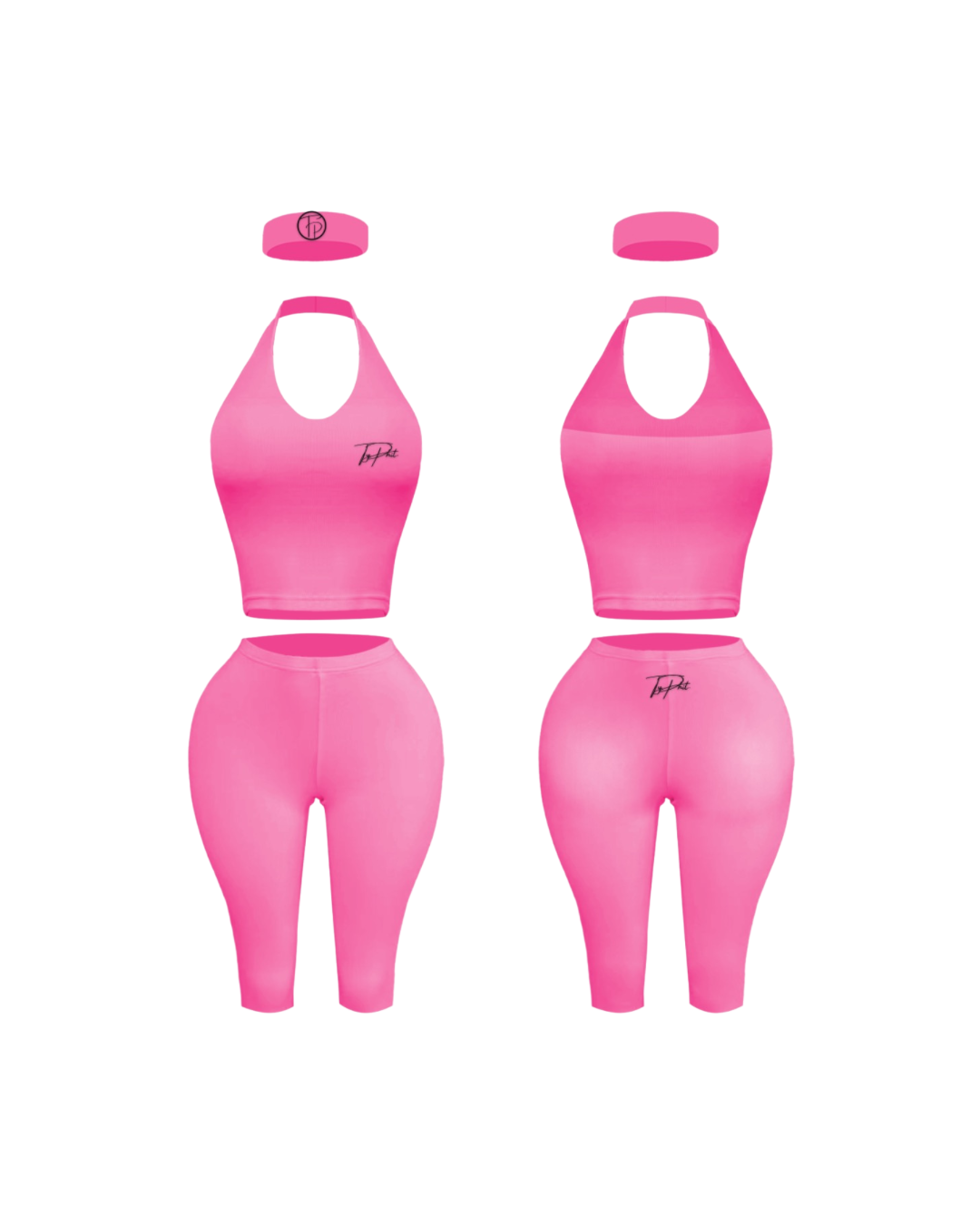 “Hot Girl” Halter Top x Capri Set